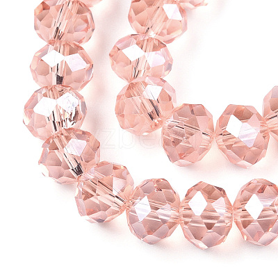Electroplate Glass Beads Strands LS-EGLA-A034-T6mm-A34-1