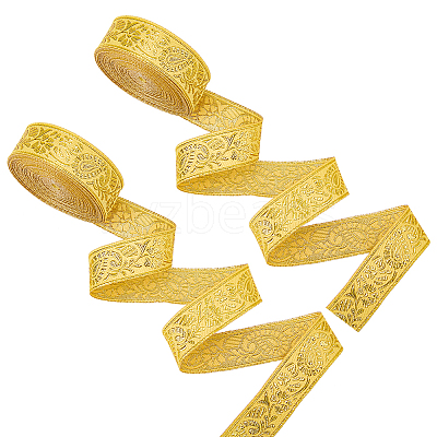 Ethnic Style Polyester Ribbons OCOR-WH0082-545N-1