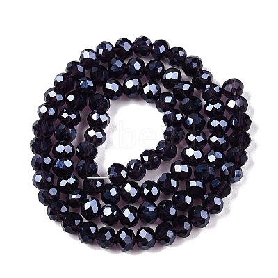 Electroplate Glass Beads Strands EGLA-A044-T6mm-A15-1