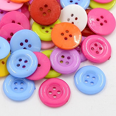 Acrylic Buttons BUTT-E075-B-M-1
