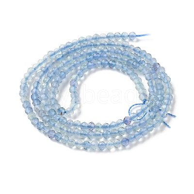 Natural Blue Fluorite Beads Strands GG-CBAE031-A01-2mm-1