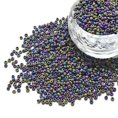 12/0 Grade A Round Glass Seed Beads SEED-Q008-M603-1