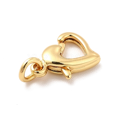 Rack Plating Brass Lobster Claw Clasps X-KK-K270-23G-1