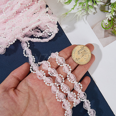 Polyester Lace Ribbon OCOR-WH20001-83B-1