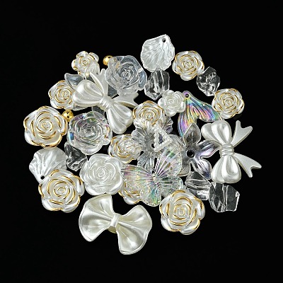 Transparent Acrylic Beads X1-OACR-O006-03D-1