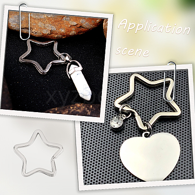 30Pcs Zinc Alloy Split Rings FIND-SP0004-17-1
