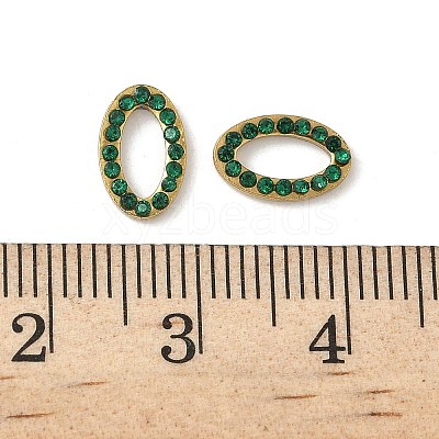 304 Stainless Steel Rhinestone Cabochons STAS-A057-04G-C02-1