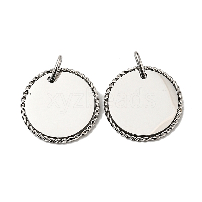 Non-Tarnish 304 Stainless Steel Pendants LS-STAS-L022-183P-1