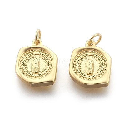 Brass Pendants KK-I636-10MG-NR-1