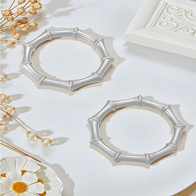 2Pcs Alloy Napkin Rings AJEW-LP0002-71S-1