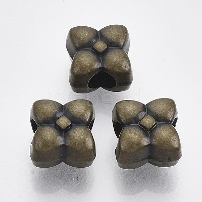 CCB Plastic European Beads CCB-S163-104AB-1
