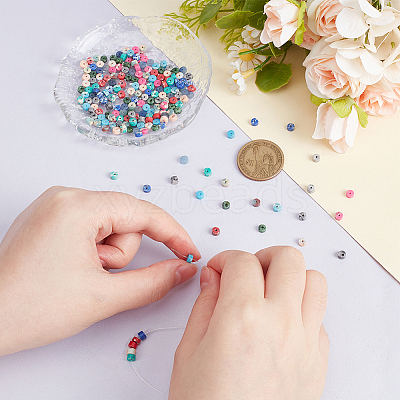 200Pcs 10 Colors Dyed Synthetic Gemstone G-NB0006-14-1