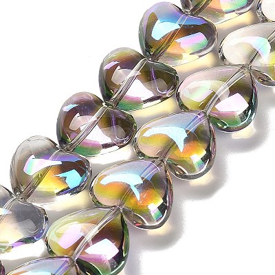 Electroplate Glass Beads Strands EGLA-B008-01A-HR02-1
