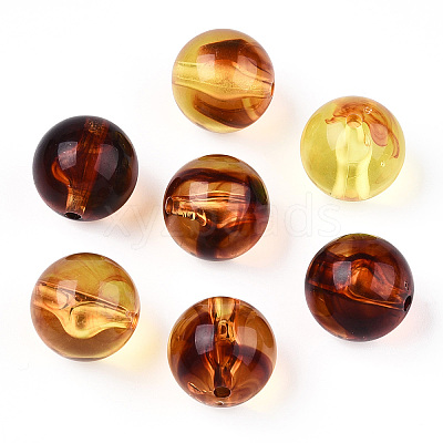 Transparent Acrylic Beads TACR-N018-03D-1