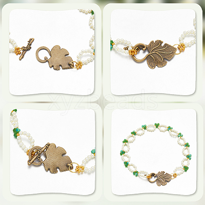 30Pcs 3 Colors Alloy Toggle Clasps FIND-SP0001-55-1
