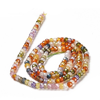 Cubic Zirconia Bead Strands X-ZIRC-G001-01L-1