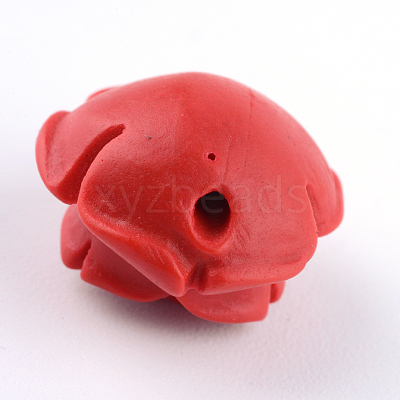 Cinnabar Beads LS-X-CARL-Q004-74A-1