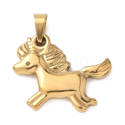 304 Stainless Steel Pendants STAS-B141-01B-G-1