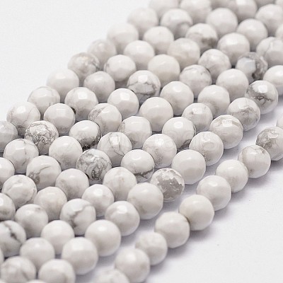 Natural Howlite Beads Strands X-G-D840-44-4mm-1
