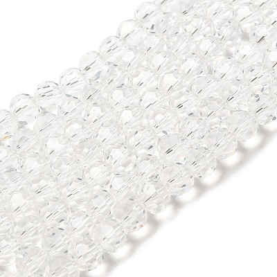 Transparent Glass Beads EGLA-A035-T8mm-D19-1