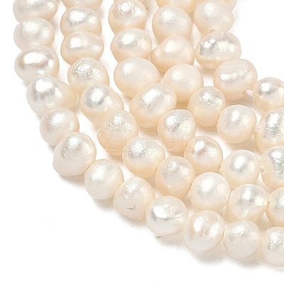 Natural Cultured Freshwater Pearl Beads Strands PEAR-L034-06A-1