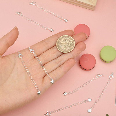 12Pcs 2 Styles  Brass Chain Extender KK-CA0003-75-1