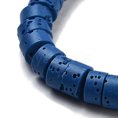 Natural Lava Rock Dyed Beads Strands G-K375-G11-01-1