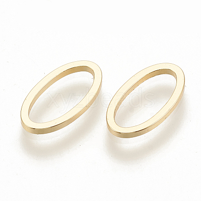 Brass Linking Rings KK-N0190-11G-1