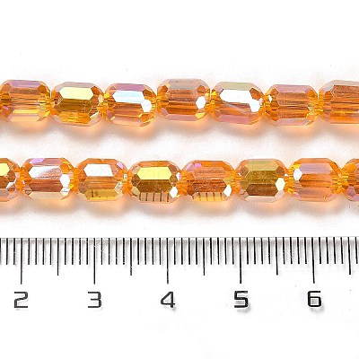 Electroplate Glass Beads Strands EGLA-D030-19D-1
