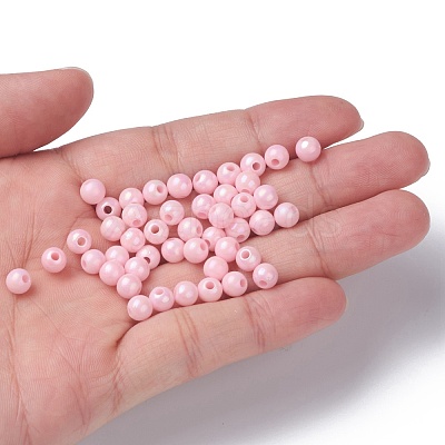 Opaque Acrylic Beads MACR-S370-D6mm-A01-1
