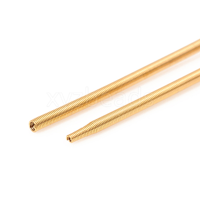 Ion Plating(IP) 304 Stainless Steel French Wire Gimp Wire X-STAS-G234-06G-1
