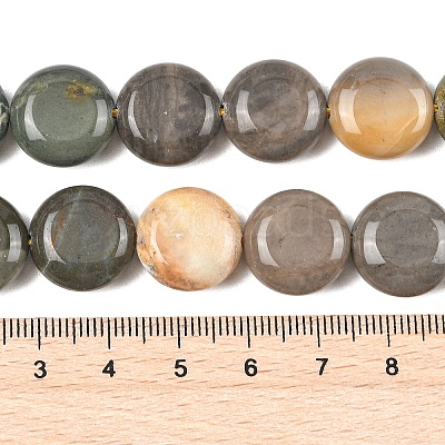 Natural Picasso Jasper Beads Strands G-L648-B03-15mm-1