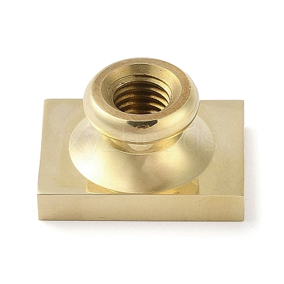Rectangle Flower Frame Brass Stamp Heads LS-AJEW-M037-04G-06-1