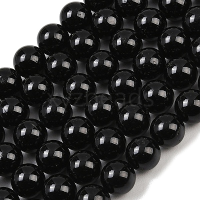 Natural Tourmaline Bead Strands G-H1603-12mm-1