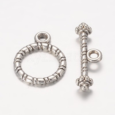 Tibetan Style Alloy Toggle Clasps LF0717Y-1