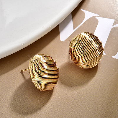 Brass Stud Earrings for Women FS-WGBBFC6-01-1