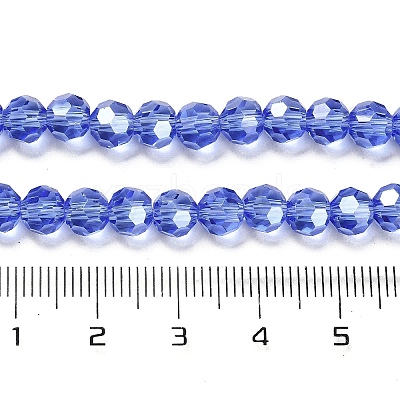 Transparent Glass Beads LS-EGLA-A035-T6mm-B14-1