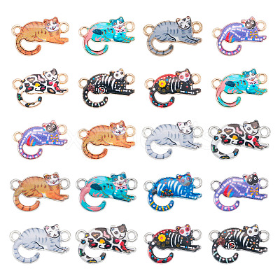 20Pcs 2 Colors Alloy Pendants FIND-TA0004-48-1