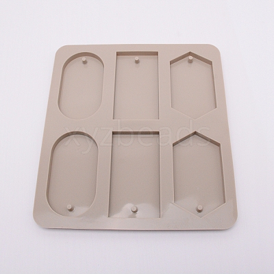 Geometry Food Grade Silicone Pendant Molds LS-DIY-WH0176-66-1