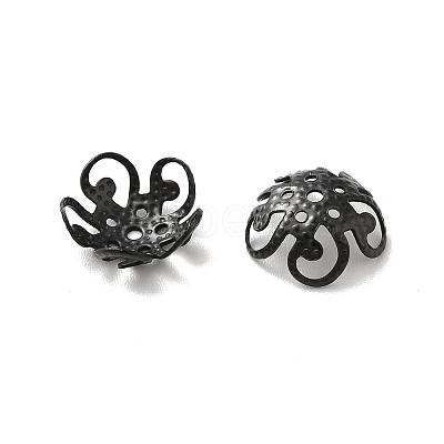 Ion Plating(IP) 304 Stainless Steel Bead Caps X-STAS-F094-11EB-1