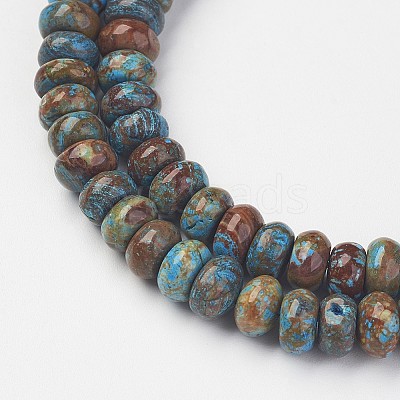 Natural Chrysocolla Bead Strands G-G968-B03-1