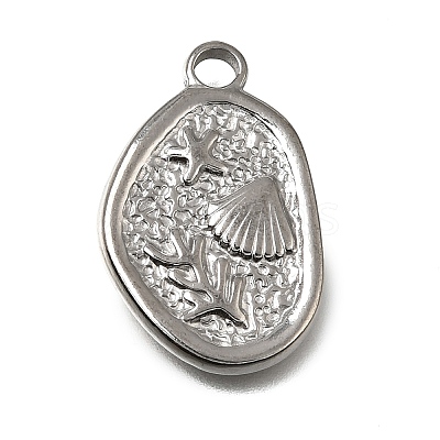 304 Stainless Steel Pendants SA-CBA7C25-02B-P-1