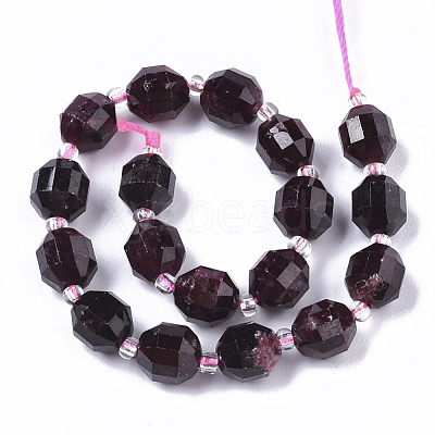 Natural Garnet Beads Strands G-R462-02-1