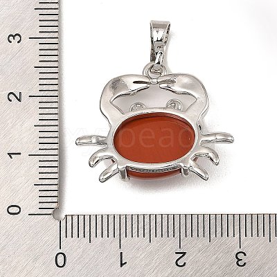 Rack Plating Brass Pendants G-Z033-10P-04-1