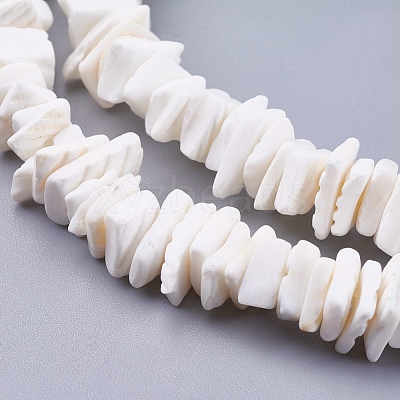 Natural Sea Shell Beads Strands X-BSHE-K012-08E-1