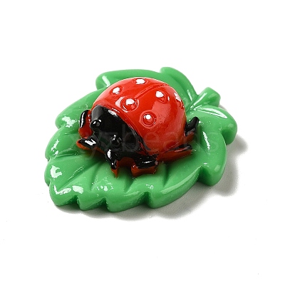 Opaque Resin Cabochons RESI-F034-01B-1