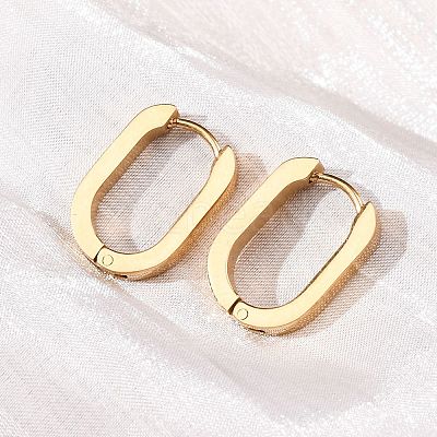 304 Stainless Steel Huggie Hoop Earrings STAS-H156-11A-G-1