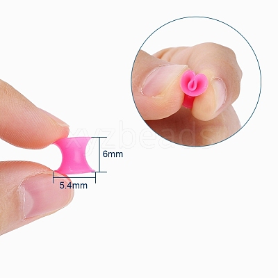 32Pcs 16 Colors Silicone Thin Ear Gauges Flesh Tunnels Plugs FIND-YW0001-17A-1