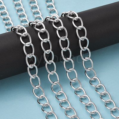 Aluminium Twisted Chains Curb Chains X-CHA006-1