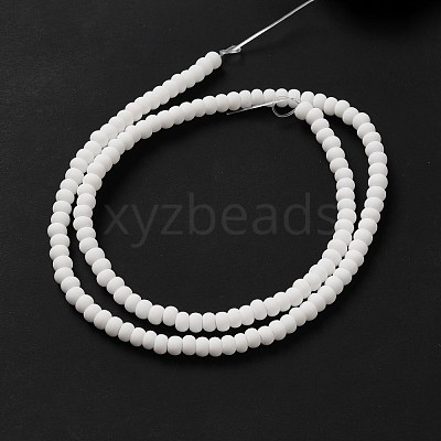 Handmade Frosted Porcelain Beads PORC-E017-01P-1